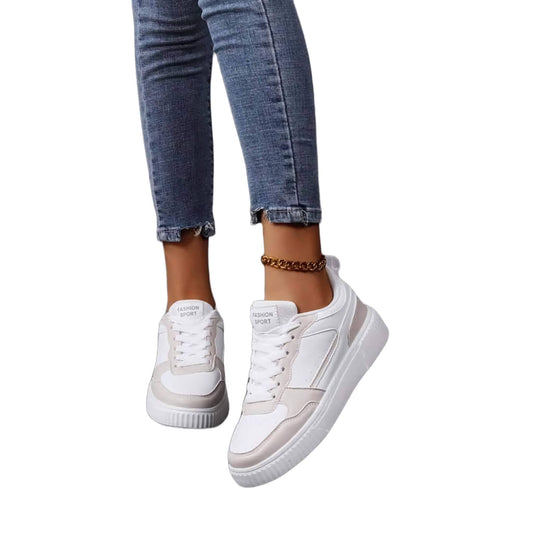 Bequeme Frauen-Sneaker für jede Gelegenheit 46 / Weiß